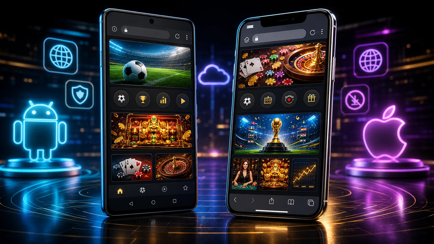 Experiência zebet compatível com Android e iOS no navegador mobile